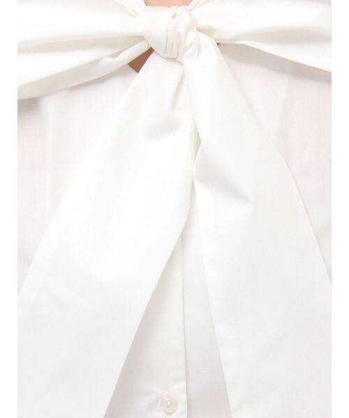 dazzlin（ダズリン）の「ペプラムタックボウタイブラウス（シャツ/ブラウス・レディース・その他1/ブルー/オフホワイト/グリーン/ピンク・FREE）」の18枚目の写真