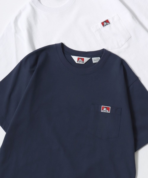 BEN DAVIS(ベンデイビス)の「BEN DAVIS/ベンデイビス BEN'S POCKET TEE/ポケット ロゴ ワンポイント刺繍 半袖Tシャツ/無地T/レディース メンズ(Tシャツ/カットソー・メンズ・ブラック/ホワイト/ブラウン/チャコール/ネイビー・M/L/XL)」の5枚目の写真