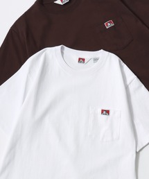 BEN DAVIS/ベンデイビス BEN'S POCKET TEE/ポケット ロゴ ワンポイント刺繍 半袖Tシャツ/無地T/レディース メンズ