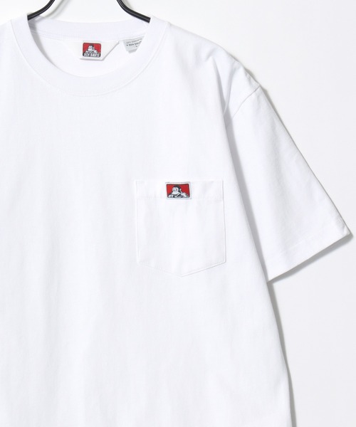 BEN DAVIS(ベンデイビス)の「BEN DAVIS/ベンデイビス BEN'S POCKET TEE/ポケット ロゴ ワンポイント刺繍 半袖Tシャツ/無地T/レディース メンズ(Tシャツ/カットソー・メンズ・ブラック/ホワイト/ブラウン/チャコール/ネイビー・M/L/XL)」の6枚目の写真