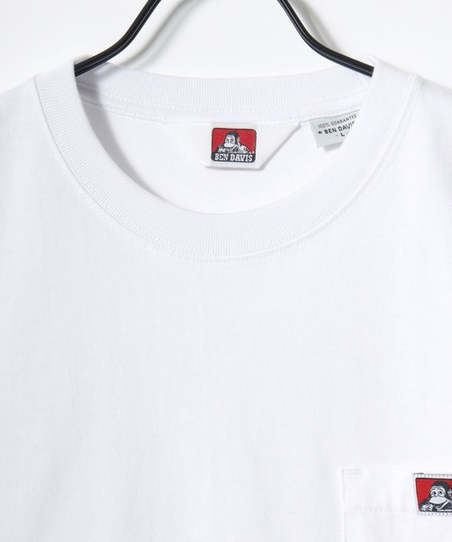 BEN DAVIS(ベンデイビス)の「BEN DAVIS/ベンデイビス BEN'S POCKET TEE/ポケット ロゴ ワンポイント刺繍 半袖Tシャツ/無地T/レディース メンズ(Tシャツ/カットソー・メンズ・ブラック/ホワイト/ブラウン/チャコール/ネイビー・M/L/XL)」の17枚目の写真