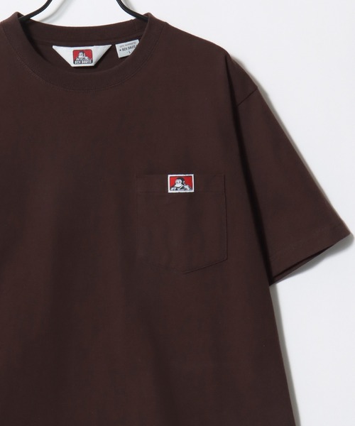 BEN DAVIS(ベンデイビス)の「BEN DAVIS/ベンデイビス BEN'S POCKET TEE/ポケット ロゴ ワンポイント刺繍 半袖Tシャツ/無地T/レディース メンズ(Tシャツ/カットソー・メンズ・ブラック/ホワイト/ブラウン/チャコール/ネイビー・M/L/XL)」の9枚目の写真