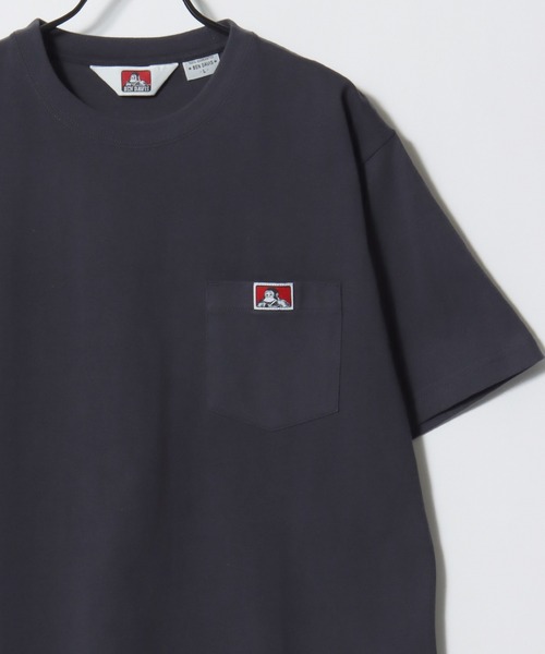 BEN DAVIS(ベンデイビス)の「BEN DAVIS/ベンデイビス BEN'S POCKET TEE/ポケット ロゴ ワンポイント刺繍 半袖Tシャツ/無地T/レディース メンズ(Tシャツ/カットソー・メンズ・ブラック/ホワイト/ブラウン/チャコール/ネイビー・M/L/XL)」の8枚目の写真
