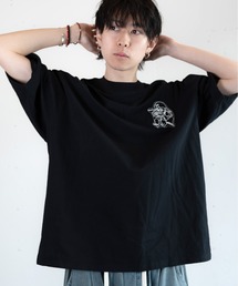 bashful base Oriental（バッシュフルベースオリエンタル）の「【bbO】オーバーサイズバッシュフルくんパッチT（Tシャツ/カットソー）」