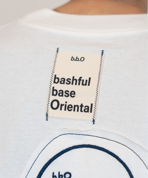 bashful base Oriental(バッシュフルベースオリエンタル)の「【bbO】オーバーサイズバッシュフルくんパッチT(Tシャツ/カットソー・メンズ・ホワイト/ライトグリーン/ブラック・MEDIUM/LARGE)」の22枚目の写真