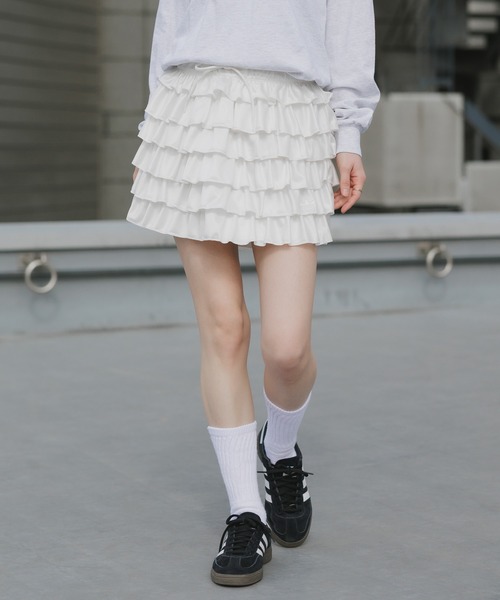 adidas（アディダス）の「adidas/アディダス ティアードフリルミニ