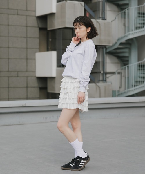 adidas(アディダス)の「adidas/アディダス ティアードフリルミニ adidas(アディダス)の「adidas/アディダス ティアードフリルミニ
