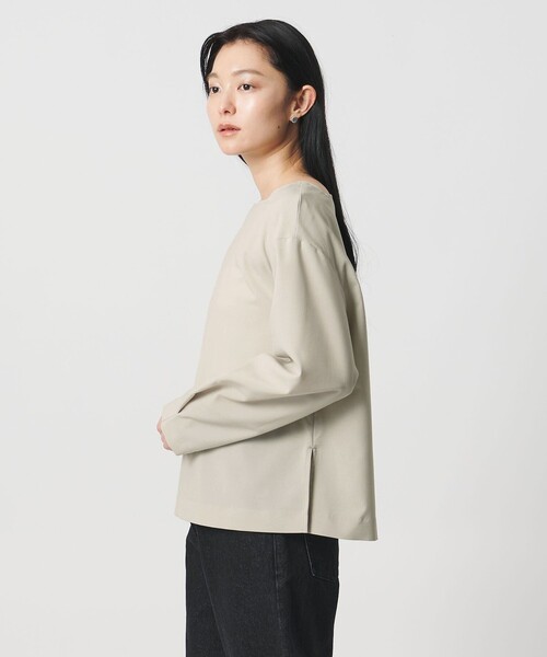 MARW UNITED ARROWS（マルゥ ユナイテッドアローズ）の「＜MARW UNITED ARROWS＞スクエアネック ブラウス（シャツ/ブラウス・レディース・ダークグレー/ホワイト/ネイビー・FREE）」の10枚目の写真