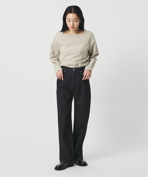 MARW UNITED ARROWS（マルゥ ユナイテッドアローズ）の「＜MARW UNITED ARROWS＞スクエアネック ブラウス（シャツ/ブラウス・レディース・ダークグレー/ホワイト/ネイビー・FREE）」の11枚目の写真