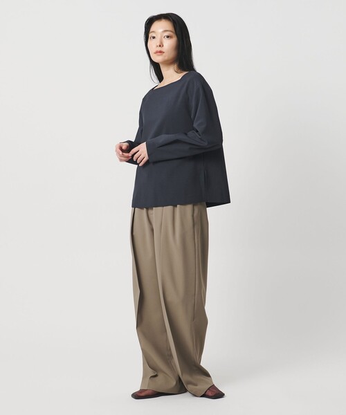 MARW UNITED ARROWS（マルゥ ユナイテッドアローズ）の「＜MARW UNITED ARROWS＞スクエアネック ブラウス（シャツ/ブラウス・レディース・ダークグレー/ホワイト/ネイビー・FREE）」の18枚目の写真