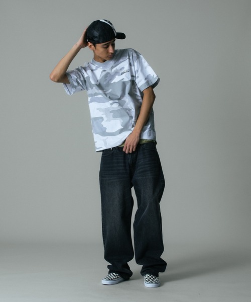 XLARGE（エクストララージ）の「FADED DENIM PANTS（デニムパンツ・メンズ・ブラック/インディゴブルー・36inch/34inch/30inch/32inch）」の5枚目の写真