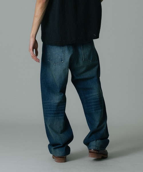 XLARGE（エクストララージ）の「FADED DENIM PANTS（デニムパンツ・メンズ・ブラック/インディゴブルー・36inch/34inch/30inch/32inch）」の8枚目の写真