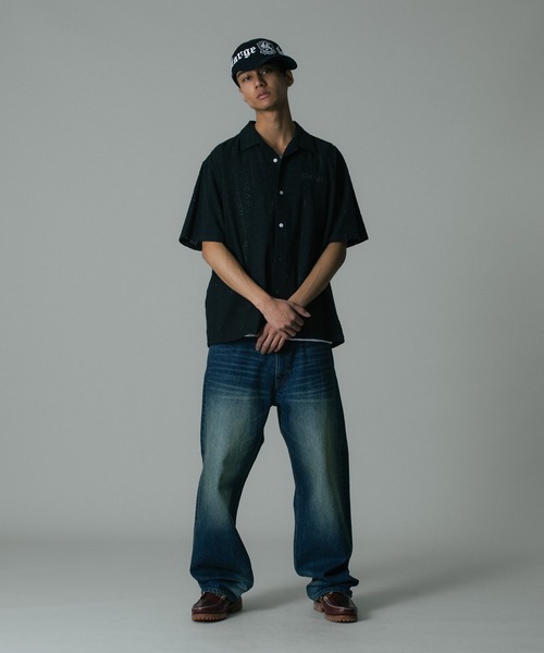 XLARGE（エクストララージ）の「FADED DENIM PANTS（デニムパンツ・メンズ・ブラック/インディゴブルー・36inch/34inch/30inch/32inch）」の9枚目の写真