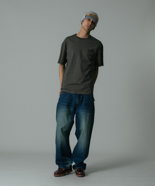 XLARGE（エクストララージ）の「FADED DENIM PANTS（デニムパンツ・メンズ・ブラック/インディゴブルー・36inch/34inch/30inch/32inch）」の10枚目の写真