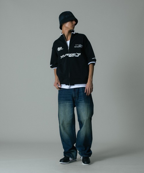 XLARGE（エクストララージ）の「FADED DENIM PANTS（デニムパンツ・メンズ・ブラック/インディゴブルー・36inch/34inch/30inch/32inch）」の11枚目の写真