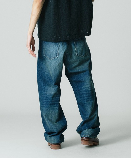 XLARGE(エクストララージ)の「FADED DENIM PANTS(デニムパンツ・メンズ・ブラック/インディゴブルー・36inch/34inch/30inch/32inch)」の19枚目の写真