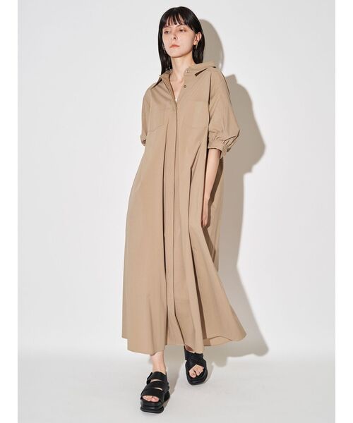 ELENDEEK(エレンディーク)の「リラクシーシャツワンピース(ワンピース・レディース・チャコールグレー/ベージュ/ピンク・02/01)」の19枚目の写真