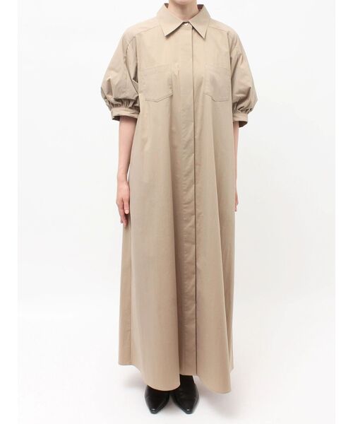 ELENDEEK(エレンディーク)の「リラクシーシャツワンピース(ワンピース・レディース・チャコールグレー/ベージュ/ピンク/ライトベージュ・02/01)」の14枚目の写真