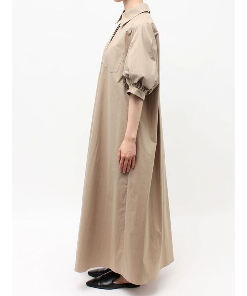 ELENDEEK(エレンディーク)の「リラクシーシャツワンピース(ワンピース・レディース・チャコールグレー/ベージュ/ピンク/ライトベージュ・02/01)」の13枚目の写真