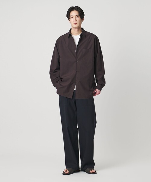 UNITED ARROWS(ユナイテッドアローズ)の「ALBINI アルビニ シルケット テンジク Tシャツ 抗菌防臭(Tシャツ/カットソー・メンズ・ダークグレー/ライトピンク/ブラック/ネイビー/ライム/ダークブラウン/ホワイト/ライトブルー・L/XL/M/S)」の9枚目の写真
