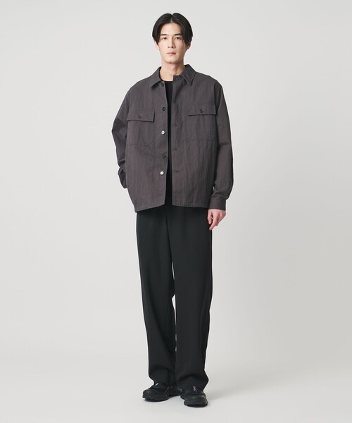 UNITED ARROWS(ユナイテッドアローズ)の「ALBINI アルビニ シルケット テンジク Tシャツ 抗菌防臭(Tシャツ/カットソー・メンズ・ダークグレー/ライトピンク/ブラック/ネイビー/ライム/ダークブラウン/ホワイト/ライトブルー・L/XL/M/S)」の11枚目の写真