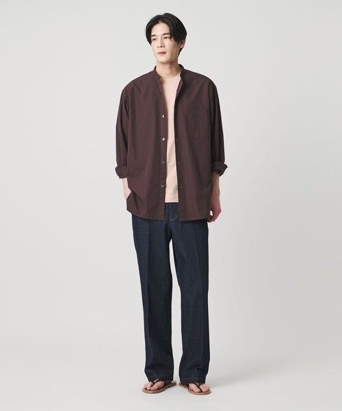 UNITED ARROWS(ユナイテッドアローズ)の「ALBINI アルビニ シルケット テンジク Tシャツ 抗菌防臭(Tシャツ/カットソー・メンズ・ダークグレー/ライトピンク/ブラック/ネイビー/ライム/ダークブラウン/ホワイト/ライトブルー・L/XL/M/S)」の16枚目の写真