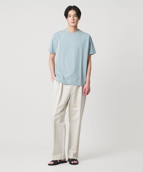 UNITED ARROWS（ユナイテッドアローズ）の「ALBINI アルビニ シルケット テンジク Tシャツ　抗菌防臭（Tシャツ/カットソー・メンズ・ダークグレー/ライトピンク/ブラック/ネイビー/ライム/ダークブラウン/ホワイト・L/XL/M/S）」の13枚目の写真