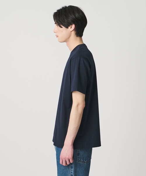 UNITED ARROWS（ユナイテッドアローズ）の「ALBINI アルビニ シルケット テンジク Tシャツ　抗菌防臭（Tシャツ/カットソー・メンズ・ダークグレー/ライトピンク/ブラック/ネイビー/ライム/ダークブラウン/ホワイト・L/XL/M/S）」の17枚目の写真
