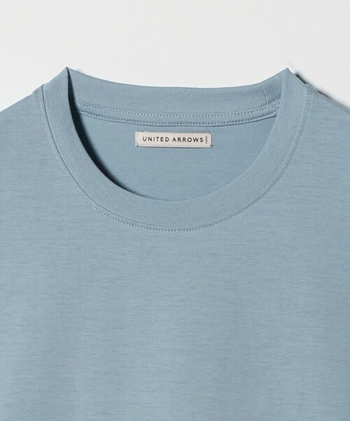 UNITED ARROWS（ユナイテッドアローズ）の「ALBINI アルビニ シルケット テンジク Tシャツ　抗菌防臭（Tシャツ/カットソー・メンズ・ダークグレー/ライトピンク/ブラック/ネイビー/ライム/ダークブラウン/ホワイト・L/XL/M/S）」の21枚目の写真