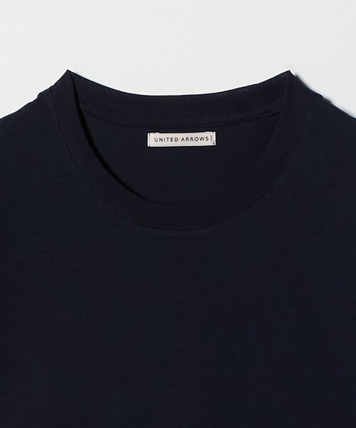 UNITED ARROWS（ユナイテッドアローズ）の「ALBINI アルビニ シルケット テンジク Tシャツ　抗菌防臭（Tシャツ/カットソー・メンズ・ダークグレー/ライトピンク/ブラック/ネイビー/ライム/ダークブラウン/ホワイト・L/XL/M/S）」の9枚目の写真
