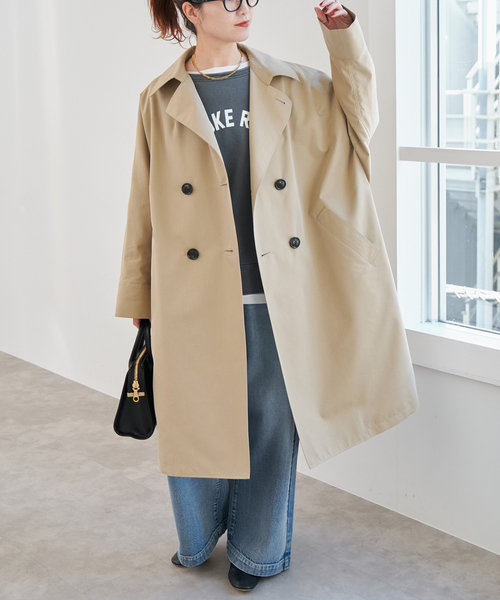 Spick & Span（スピックアンドスパン）の「《追加2》TICCA / ティッカ テントトレンチコート（トレンチコート・レディース・ベージュ・MEDIUM）」の3枚目の写真