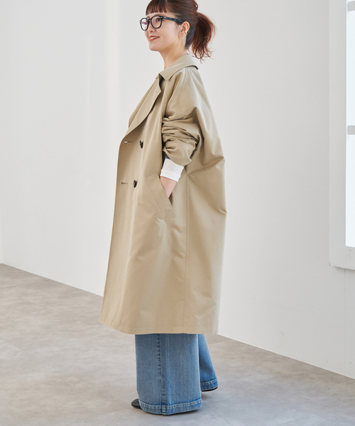 Spick & Span（スピックアンドスパン）の「《追加2》TICCA / ティッカ テントトレンチコート（トレンチコート・レディース・ベージュ・MEDIUM）」の6枚目の写真