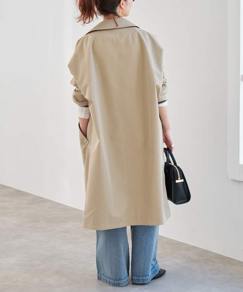 Spick & Span（スピックアンドスパン）の「《追加2》TICCA / ティッカ テントトレンチコート（トレンチコート・レディース・ベージュ・MEDIUM）」の7枚目の写真