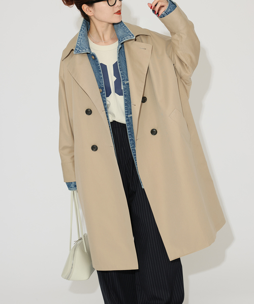 Spick & Span（スピックアンドスパン）の「《追加2》TICCA / ティッカ テントトレンチコート（トレンチコート・レディース・ベージュ・MEDIUM）」の8枚目の写真