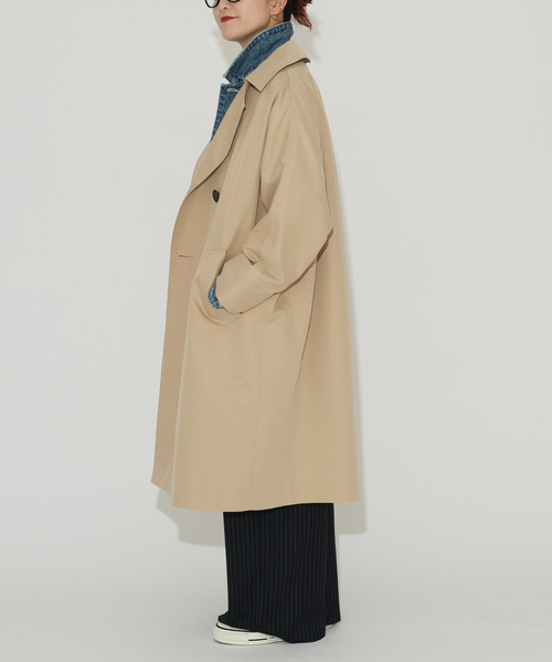 Spick & Span（スピックアンドスパン）の「《追加2》TICCA / ティッカ テントトレンチコート（トレンチコート・レディース・ベージュ・MEDIUM）」の10枚目の写真