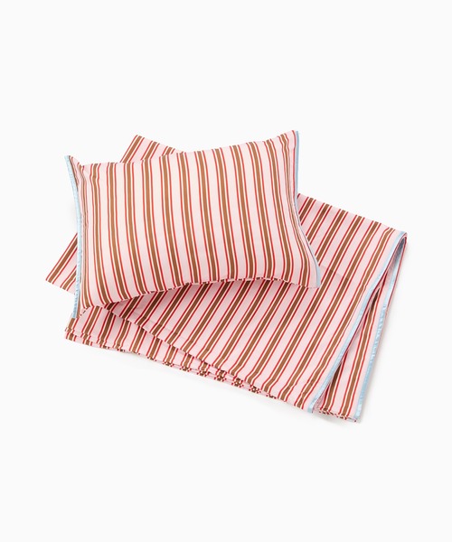 Casselini（キャセリーニ）の「Casselini HOME(キャセリーニ ホーム)オリジナルストライプ布団カバー（寝具・レディース・ブルー/ベージュ/コーラル・FREE）」の15枚目の写真