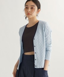 studio CLIP | 【daily CLIP】切り替えリンクスカーディガン(カーディガン/ボレロ)