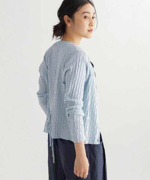 studio CLIP(スタディオクリップ)の「【daily CLIP】切り替えリンクスカーディガン(カーディガン/ボレロ・レディース・チャコール/アイボリー/スカイブルー・FREE)」の22枚目の写真