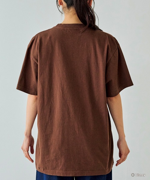 GOOD ROCK SPEED(グッドロックスピード)の「【GOOD ROCK SPEED】MICKEY / ミッキーマウス / プリントTEE(Tシャツ/カットソー・レディース・ホワイト/ブラウン・F)」の22枚目の写真