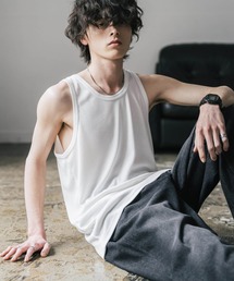Rocky Monroe（ロッキーモンロー）の「AIR TEC+ 接触冷感・遮熱・UVカットリブタンクトップ（タンクトップ）」