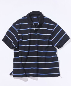CLANE/クラネ】SPONGY SHEER POLO KNIT TOPS/スポンジシアーポロニット