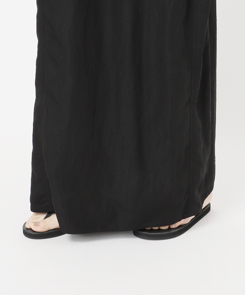 FRAMeWORK（フレームワーク）の「≪洗濯機洗い可 / 追加≫フィブリルポプリンサックDRESS（ワンピース・レディース・ブラック/カーキ/ブラウン・36/38）」の8枚目の写真