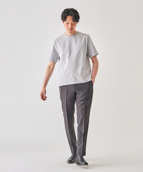 nomiamo（ノミアモ）の「nomiamo (ノミアモ) 別注 スヴィンコットン クルーネック Tシャツ（Tシャツ/カットソー・メンズ・カーキ/ホワイト/グレー/チャコールグレー・2/3/4）」の11枚目の写真