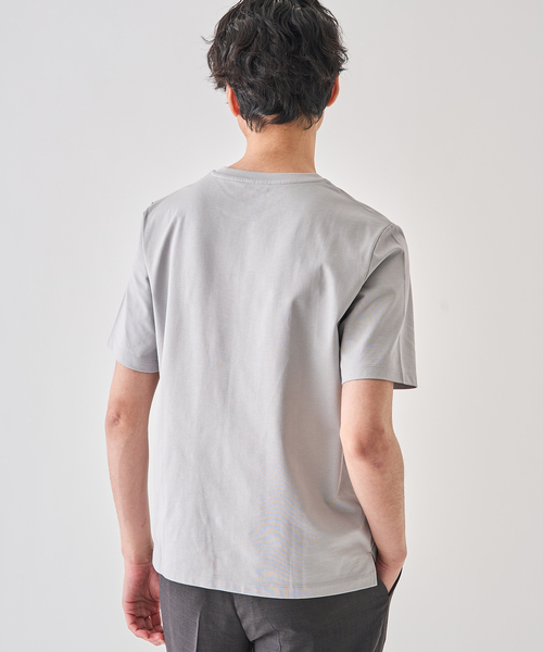nomiamo（ノミアモ）の「nomiamo (ノミアモ) 別注 スヴィンコットン クルーネック Tシャツ（Tシャツ/カットソー・メンズ・カーキ/ホワイト/グレー/チャコールグレー・2/3/4）」の16枚目の写真
