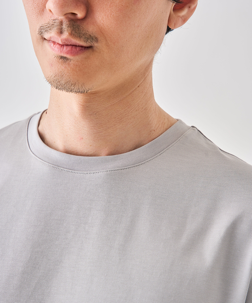 nomiamo（ノミアモ）の「nomiamo (ノミアモ) 別注 スヴィンコットン クルーネック Tシャツ（Tシャツ/カットソー・メンズ・カーキ/ホワイト/グレー/チャコールグレー・2/3/4）」の17枚目の写真