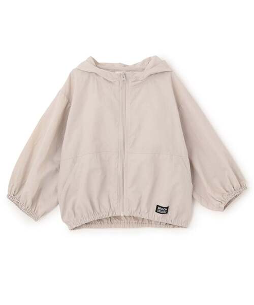 b・ROOM（ビールーム）の「【ポケッタブル】【UV加工】シアーウインドブレーカー【子供服】【キッズ】【男の子】【女の子】（ブルゾン・キッズ・カーキ/グレイッシュベージュ/パープル/ブルー系その他2・120cm/110cm/130cm/140cm/150cm/100cm）」の22枚目の写真