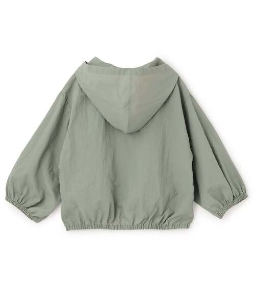b・ROOM(ビールーム)の「【ポケッタブル】【UV加工】シアーウインドブレーカー【子供服】【キッズ】【男の子】【女の子】(ブルゾン・キッズ・カーキ/グレイッシュベージュ/パープル/ブルー系その他2・120cm/110cm/130cm/140cm/150cm/100cm)」の9枚目の写真