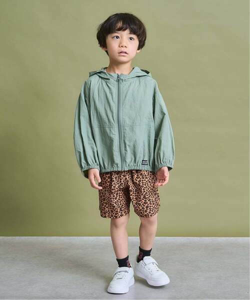 b・ROOM（ビールーム）の「【ポケッタブル】【UV加工】シアーウインドブレーカー【子供服】【キッズ】【男の子】【女の子】（ブルゾン・キッズ・カーキ/グレイッシュベージュ/パープル/ブルー系その他2・120cm/110cm/130cm/140cm/150cm/100cm）」の14枚目の写真