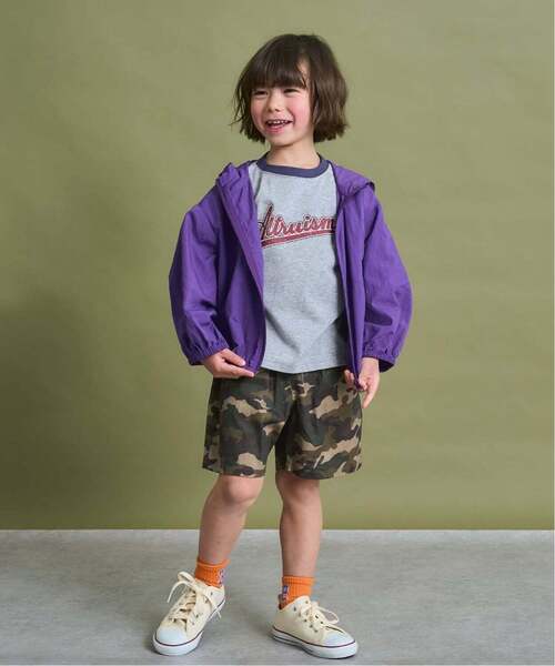 b・ROOM（ビールーム）の「【ポケッタブル】【UV加工】シアーウインドブレーカー【子供服】【キッズ】【男の子】【女の子】（ブルゾン・キッズ・カーキ/グレイッシュベージュ/パープル/ブルー系その他2・120cm/110cm/130cm/140cm/150cm/100cm）」の20枚目の写真