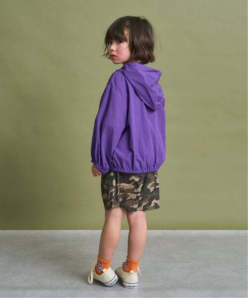 b・ROOM（ビールーム）の「【ポケッタブル】【UV加工】シアーウインドブレーカー【子供服】【キッズ】【男の子】【女の子】（ブルゾン・キッズ・カーキ/グレイッシュベージュ/パープル/ブルー系その他2・120cm/110cm/130cm/140cm/150cm/100cm）」の21枚目の写真